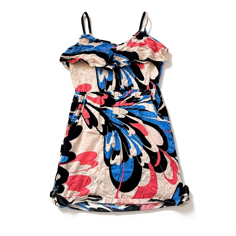 Roxy Multicolor Ruffle Mini Dress